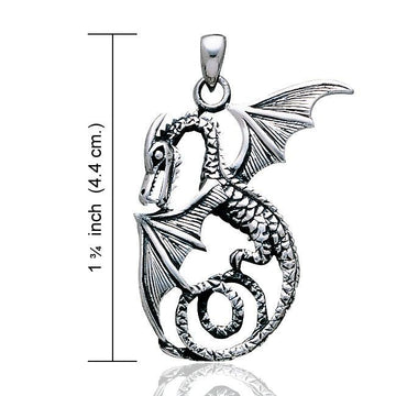 Sea Dragon Silver Pendant TP880 - Jewelry